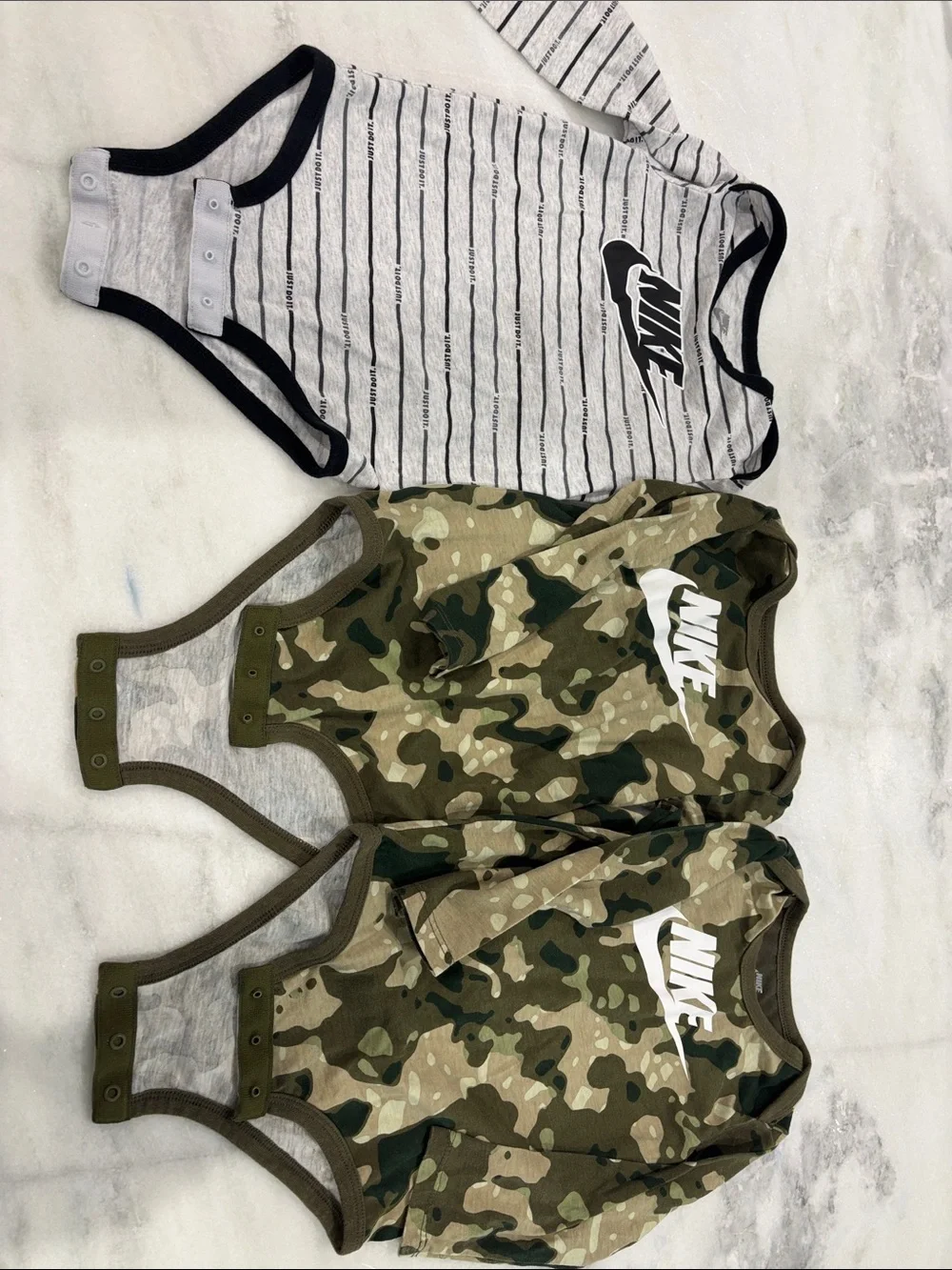 Baby boy Nike bodysuits